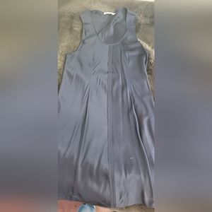 T Alexander Wang Navy Silk Slip Dress Size 4
